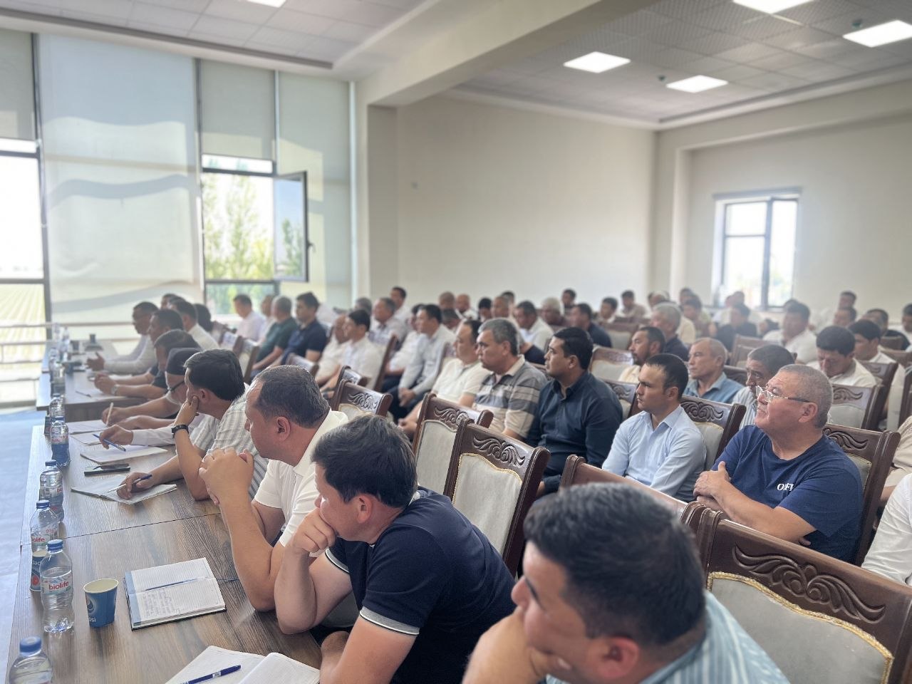 2026 yil 14 may kuni O‘zbekiston Agrosanoat majmuasi xodimlari kasaba uyushmasi Sirdaryo viloyati tizimidagi fermer xo‘jaliklarining boshlang‘ich kasaba uyushmasi tashkilotlari raislarining malakasini oshirish bo‘yicha o‘quv-seminari o‘tkazildi.